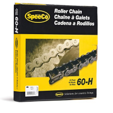 SpeeCo S06603 #60-H Roller Chain x 10 Feet with Connecting Link 3/4-INCH