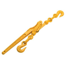 5/16 In. to 3/8 In. Ratchet Chain Binder Yellow Lacquer Finish 5400 Lbs. WLL