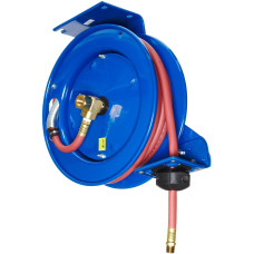 3/8-inch X 25-Foot AUTOMATIC AIR/WATER HOSE REEL W/HOSE